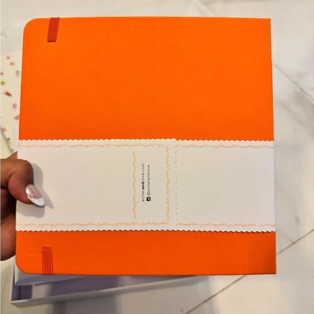 Archer and olive orange notebook #21